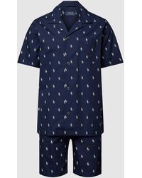 Polo Ralph Lauren - Pyjama mit Allover-Logo-Muster Modell 'WOVEN' - Lyst