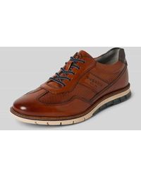 Bugatti - Ledersneaker Mit Label-Schriftzug Modell 'Simone Comfort' - Lyst