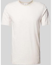 Lindbergh - T-shirt Met Structuurmotief - Lyst