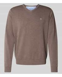 Fynch-Hatton - Pullover Met V-hals - Lyst