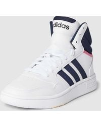 adidas - High Top Sneaker mit Label-Details - Lyst