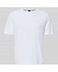 BOSS - Regular Fit Pyjama-Top Van Katoenmix Model 'Waffle' - Lyst