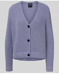 Marc Cain - Regular Fit Gebreid Jack Met V-Hals - Lyst