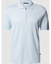 Windsor. - Regular Fit Poloshirt Met Labeldetail - Lyst