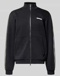 EA7 - Sweatjack Met Opstaande Kraag En Tweewegritssluiting - Lyst