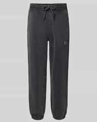 HUGO - Relaxed Fit Sweatpants Van Katoenmix, Model 'Delwony' - Lyst