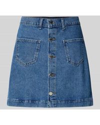 ONLY - A-Linie Jeansrock aus reiner Baumwolle Modell 'AMAZING' - Lyst