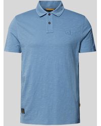 Camel Active - Poloshirt Met Labelstitching - Lyst