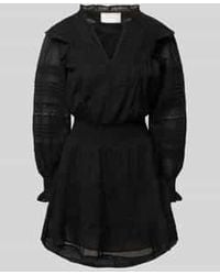 Neo Noir - Mini-jurk Met V-hals - Lyst