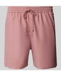 Carhartt - Badehose mit Label-Stitching - Lyst