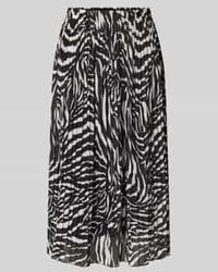 ZABAIONE - Midirok Met Plissévouwen - Lyst