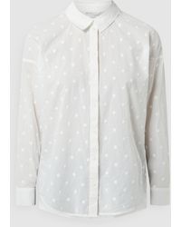 Tom Tailor Denim Oversized Bluse aus Baumwolle - Weiß