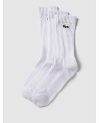 Lacoste Socken mit Label-Detail im 3er-Pack - Weiß