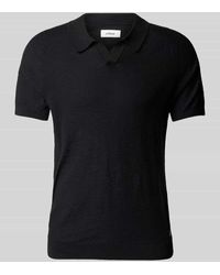 S.oliver - Regular Fit Poloshirt Mit Flammgarnstruktur - Lyst