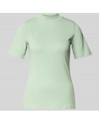 Christian Berg Women - T-Shirt mit geripptem Stehkragen - Lyst