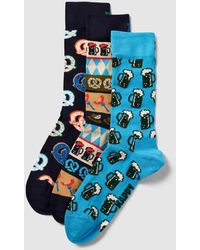 Happy Socks - Socken mit Allover-Print im 3er-Pack Modell 'Oktoberfest' - Lyst