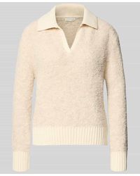 Tom Tailor - Regular Fit Pullover aus Baumwoll-Mix mit Polo-Kragen - Lyst