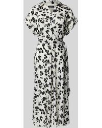 Lauren by Ralph Lauren - Midi-jurk Met Bloemenmotief - Lyst