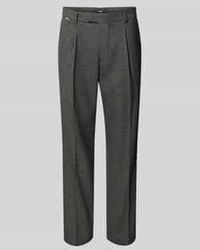 Cinque - Regular Fit Stoffen Broek Met Persplooien, Model 'Cisalto' - Lyst