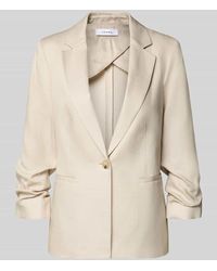 Comma, - Regular Fit Blazer aus Lyocell-Mix mit Reverskragen - Lyst