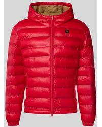 Blauer Usa - Steppjacke mit Kapuze Modell 'CHARLES' - Lyst