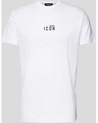 DSquared² - T-Shirt mit Label-Print - Lyst