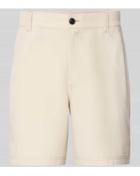 BOSS - Tapered Bermudas aus Lyocell-Mix Modell 'SANDREW-5' - Lyst