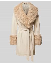 Guess - Mantel Mit Kunstfellbesatz Modell 'Aurora' - Lyst