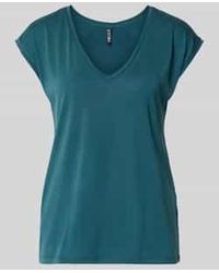 Pieces - Relaxed Fit T-Shirt Van Modalmix Model 'Kamala' - Lyst