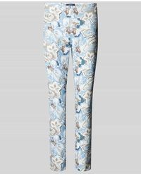 Gardeur - Slim Fit Stoffhose mit floralem Allover-Muster Modell 'ZENE14' - Lyst