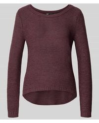 ONLY - Regular Fit Pullover mit U-Boot-Ausschnitt Modell 'GEENA' - Lyst