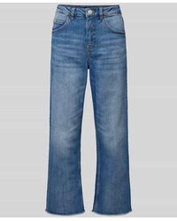 Opus - Mom Fit Jeans mit Fransen Modell 'Momito' - Lyst