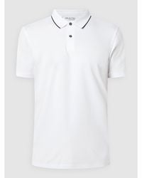 SELECTED Poloshirt mit Bio-Baumwolle Modell 'Leroy' - Weiß