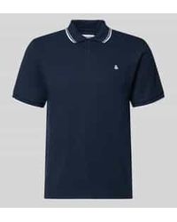 Jack & Jones - Regular Fit Poloshirt Met Structuurpatroon Model 'Austin' - Lyst