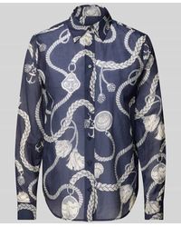 GANT - Regular Fit Bluse mit durchgehender Knopfleiste - Lyst