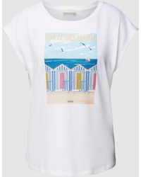 Liu Jo - T-shirt Met Motiefprint - Lyst