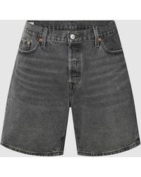 Levi's - Korte Plus Size Jeans Met Labelpatch - Lyst