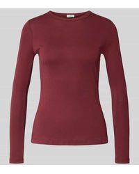 S.oliver - Slim Fit Langarmshirt aus reiner Baumwolle - Lyst