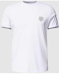 Antony Morato - T-Shirt mit Motiv-Patch und Kontraststreifen - Lyst