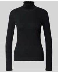 Marc Cain - Shirt Met Lange Mouwen En Opstaande Kraag - Lyst