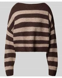 ONLY - Pullover mit U-Boot-Ausschnitt - Lyst