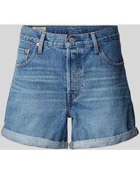 Levi's - Regular Fit Jeansshorts im 5-Pocket-Design Modell '501®' - Lyst