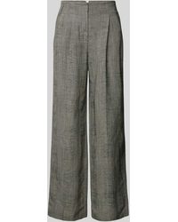 Windsor. - Flared Stoffhose mit Glencheck-Muster - Lyst