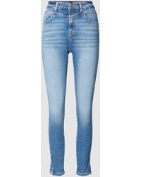 BOSS - Skinny Fit Jeans Met Labeldetail - Lyst