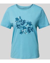 Tom Tailor - T-shirt Met Bloemenprint - Lyst