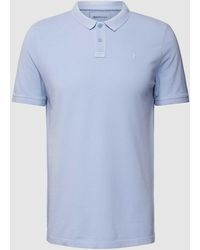 Tom Tailor - Regular Fit Poloshirt Met Labelprint - Lyst