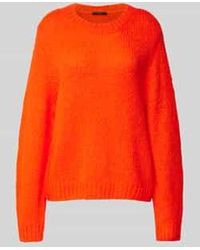 Ouí - Gebreide Pullover Met Ribboorden - Lyst