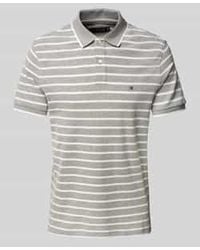 Tommy Hilfiger - Regular Fit Poloshirt Van Een Mix Van Katoen En Linnen - Lyst