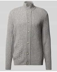 Brax - Regular Fit Gebreid Jack Met Viscose, Model 'Jeff' - Lyst