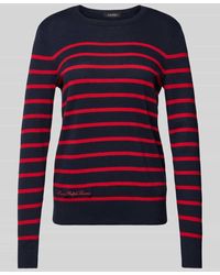 Ralph Lauren - Strickpullover Mit Gerippten Abschlüssen - Lyst